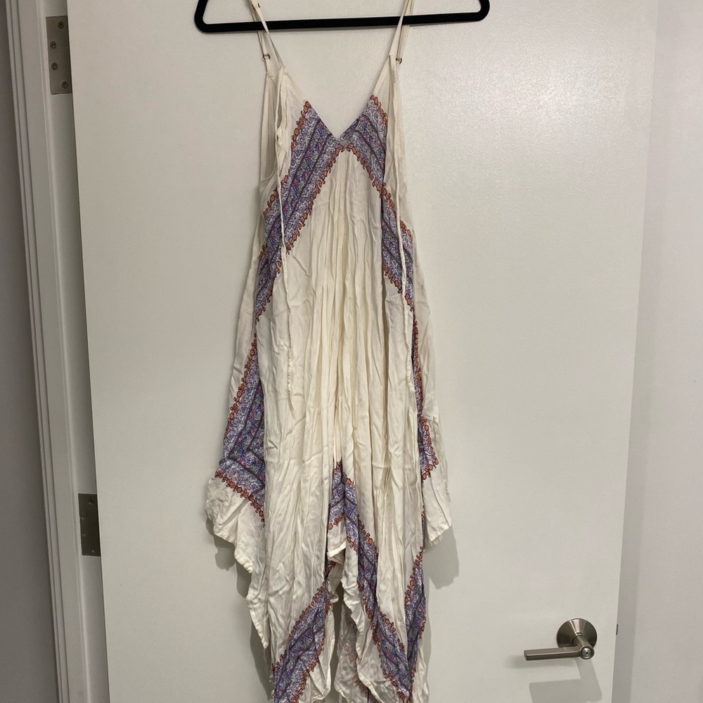 White with Pattern Dress